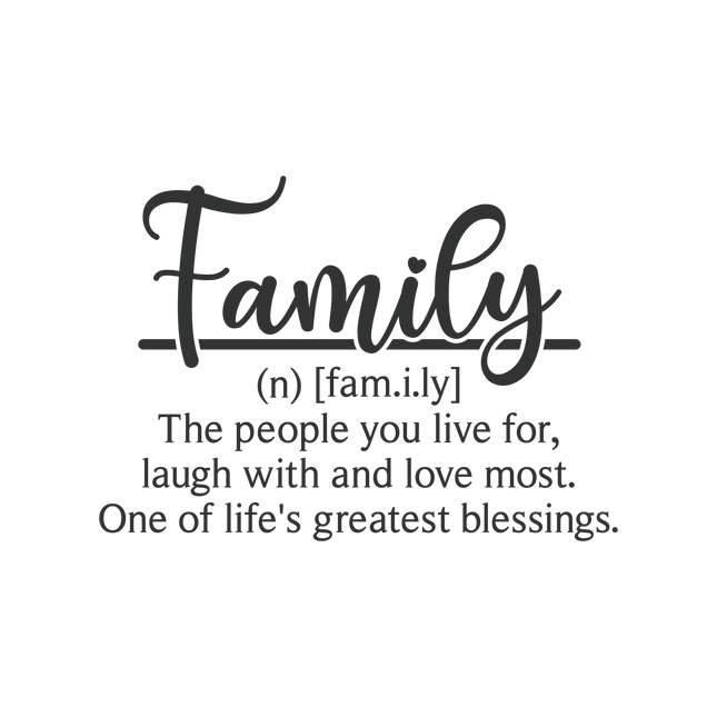 FamilyDefinition