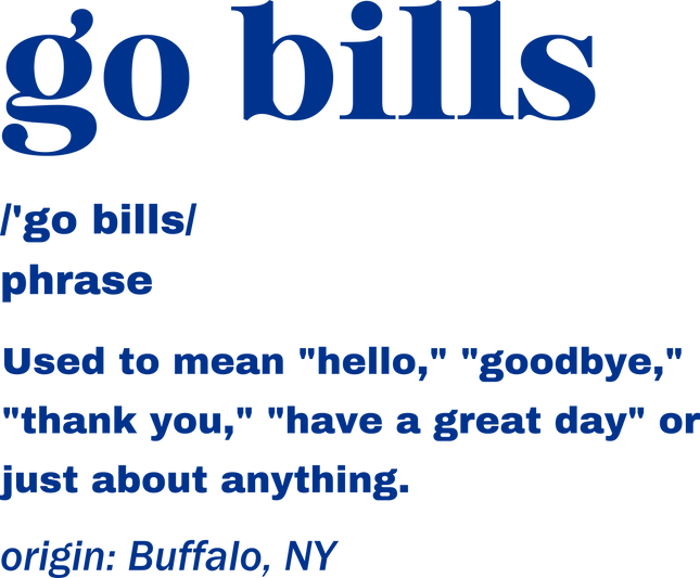 go bills blue