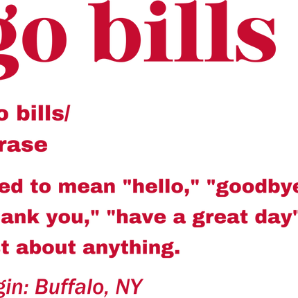 go bills red