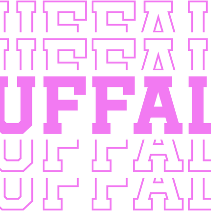 multi buffalo pink