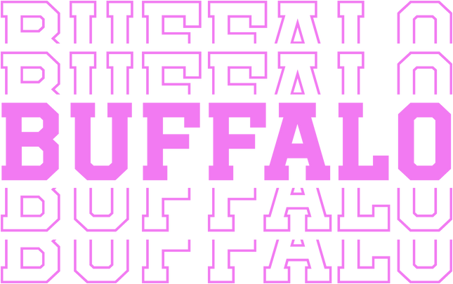 multi buffalo pink